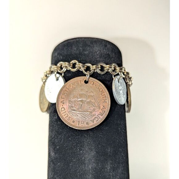 Coin Bracelet Varied Countries - Picture 3 of 9